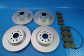 Maserati Quattroporte front rear brake pads & rotors smooth TopEuro #9826